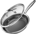 10" Tri-Ply Stainless Steel Skillet with Tempered Glass Lid