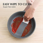 13-Piece Swiss Granite Nonstick Cookware Set — PFOA Free Pots & Pans with Stay-Cool Handles